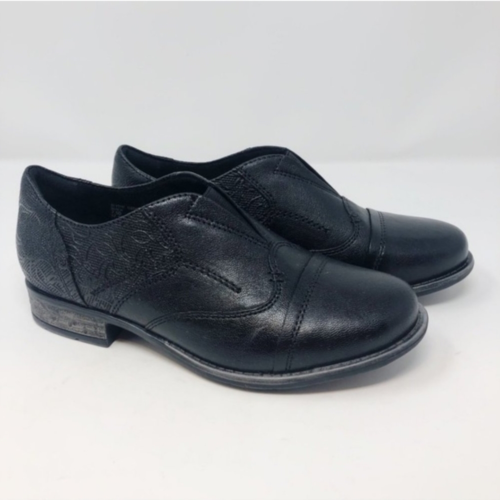 Embossed Women's Oxford Shoes - Blythe